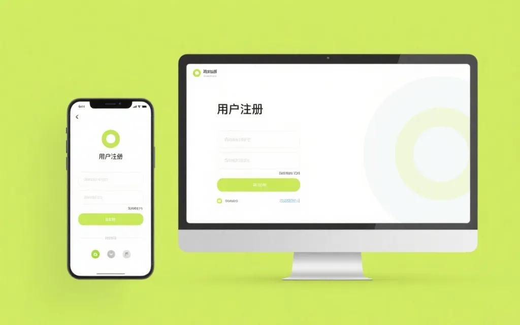 用户注册界面示意